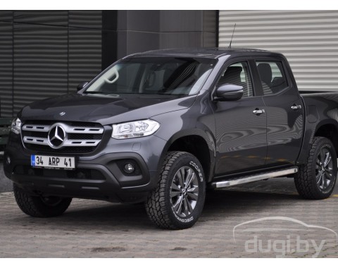 Пороги алюминиевые "Newstar Chrome" для X-Class.